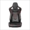 NEW CIPHER DIAMOND STITCH AR-9 Revo Racing Seats Red Or Gray- Pair - interior