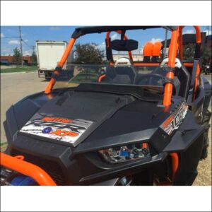 Tinted Hard Coated Half Windshield/ Wind Deflector - RZR WINDSHIELD