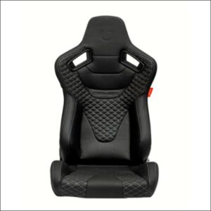 NEW CIPHER DIAMOND STITCH AR-9 Revo Racing Seats Red Or Gray- Pair - interior