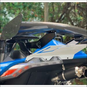 TWIST DYANMIC’S NEW LARGE CARBON FIBER WING FITS SLINGSHADES Polaris Slingshot - EXT