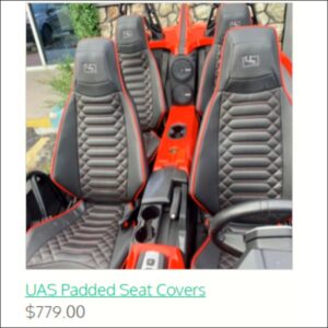 UAS. Padded Seat Cover Polaris Slingshot sold individually - SLINGSHOT INTERIOR