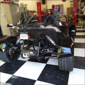 Plus 1 Quad kit Fenders by All Things Slingshot - drivetrain
