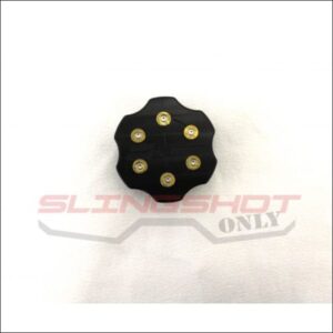 Bullet Speed .45 Caliber Billet Aluminum Gas Cap for the Polaris Slingshot - exterior