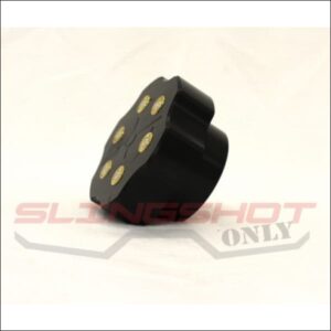 Bullet Speed .45 Caliber Billet Aluminum Gas Cap for the Polaris Slingshot - exterior