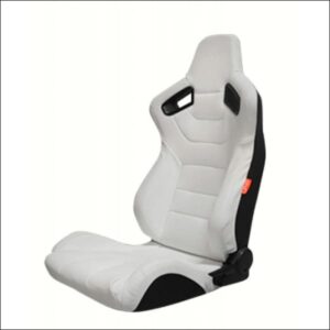CIPHER CPA2009PCFWH LIMITED EDITION! WHITE LEATHERETTE CARBON FIBER W/ WHITE STITCHING - PAIR - interior
