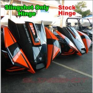 Extended Range Hood Hinge Kit for the Polaris Slingshot - engine drivetrain