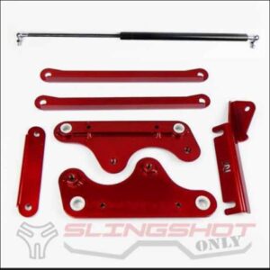Extended Range Hood Hinge Kit for the Polaris Slingshot - engine drivetrain