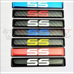 SS Domed Glove Box Badge Decal - exterior