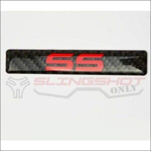 SS Domed Glove Box Badge Decal - exterior