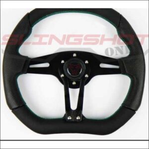 Twist Dynamics Steering Wheel Flat Bottom for the Polaris Slingshot - interior