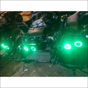 UAS LED Headlights W/ Halos and Adapters - electronics