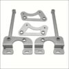 ZZP BILLET HOOD HINGE KIT EXTENSION BRACKETS