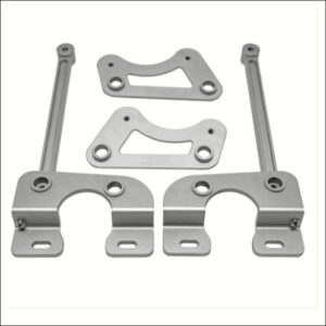 ZZP BILLET HOOD HINGE KIT EXTENSION BRACKETS