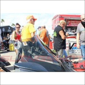 Windshield F4 Plus 3 for the Polaris Slingshot - exterior