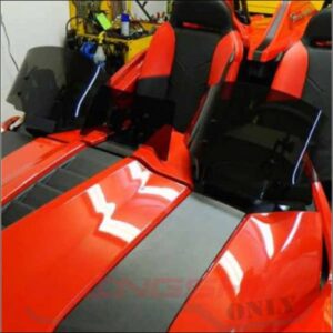 Windshield Madstad Double Bubble for the Polaris Slingshot - exterior